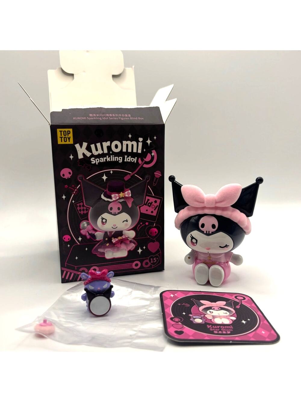 Authentic Top Toy Kuromi - Star Glam Figure, Sparkling Idol Series, New